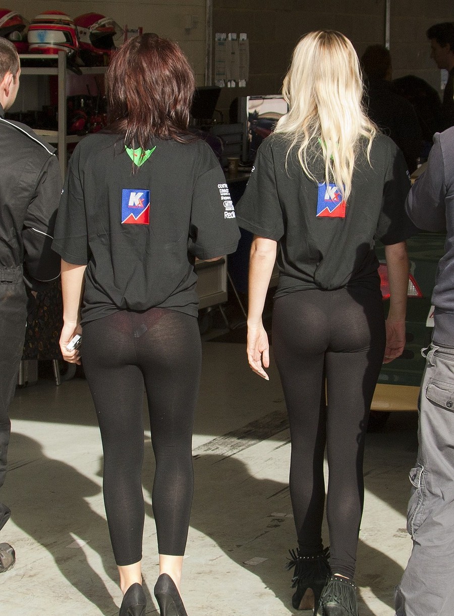 Whoever thought of yoga pants deserves a medal.